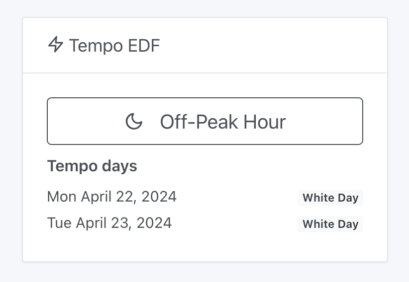 Off-peak time