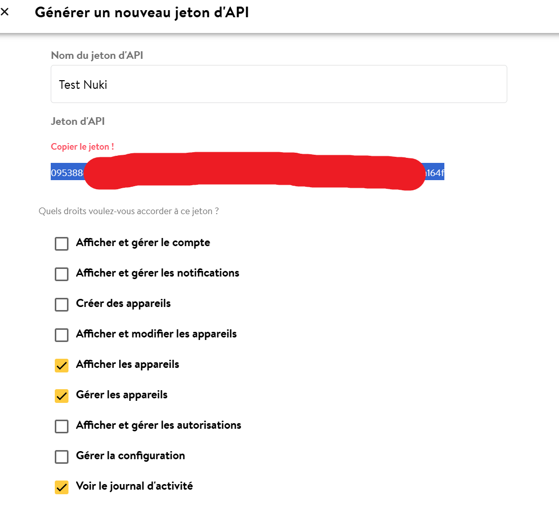 APIKey Nuki